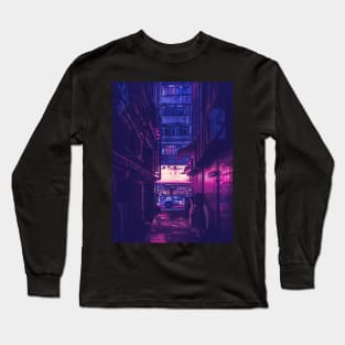 Hong Kong Streets (Anime Style) Long Sleeve T-Shirt